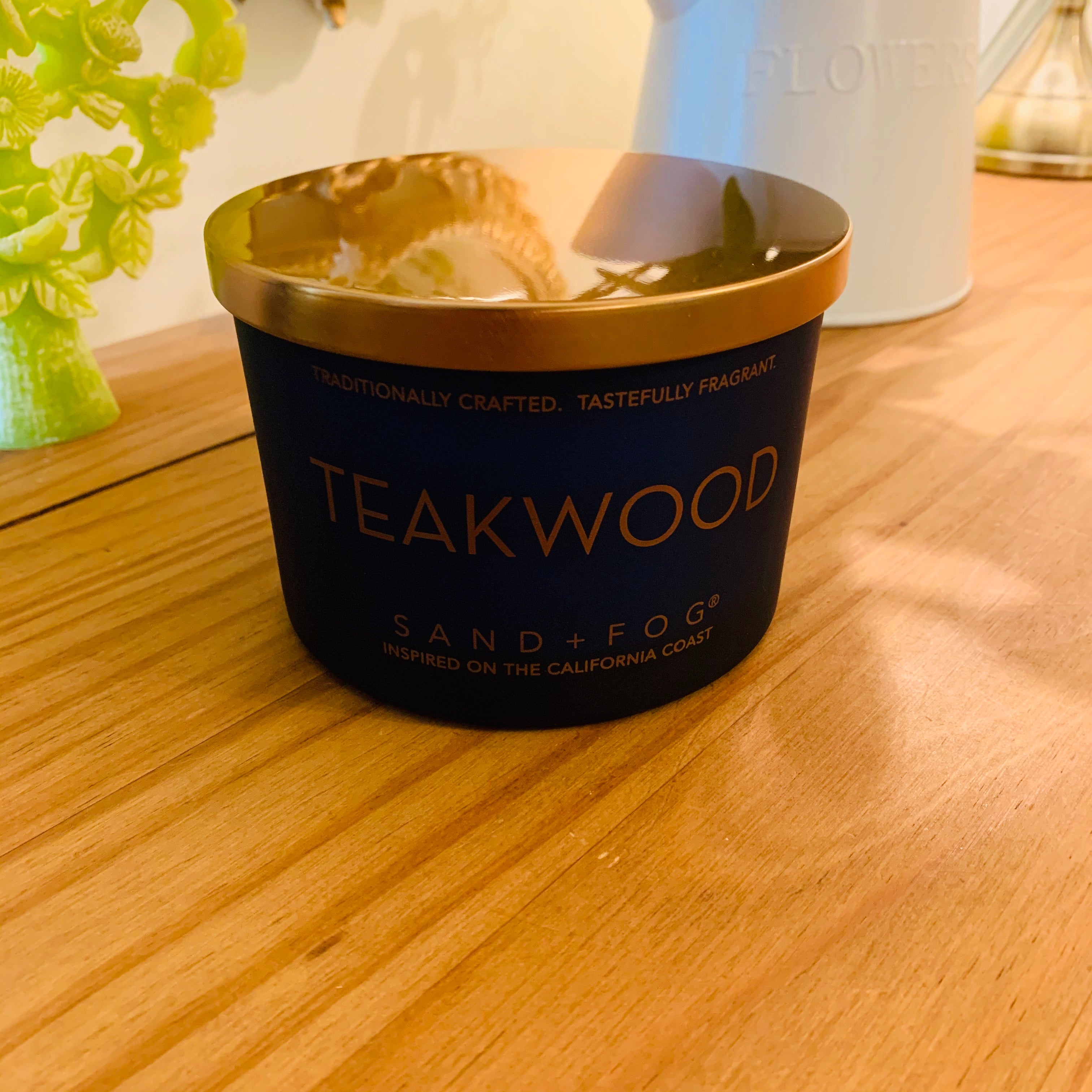 Sand +Fog Teakwood Scented Candle 